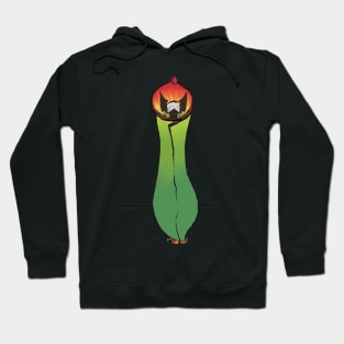 Pitcher Plant Vampire :: Flowers and Fungi Hoodie